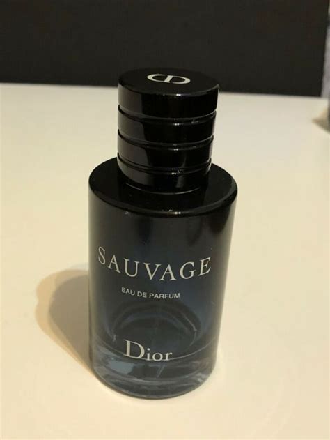 dior sauvage bottle empty